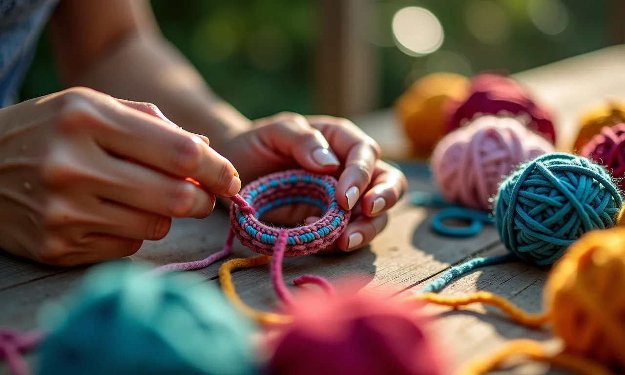 Passo a passo da criação do anel mágico no crochê