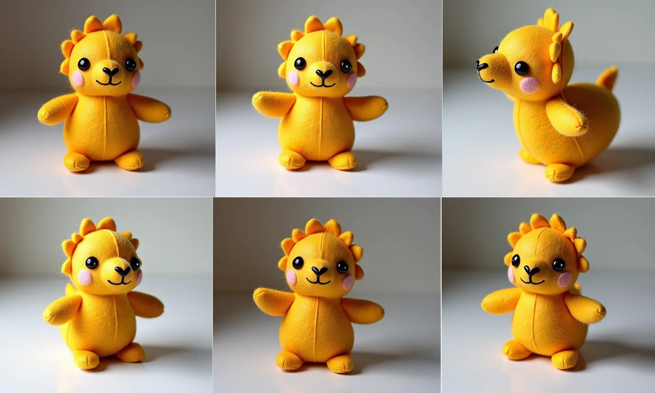 Passo a passo para criar a Galinha Pintadinha em feltro.