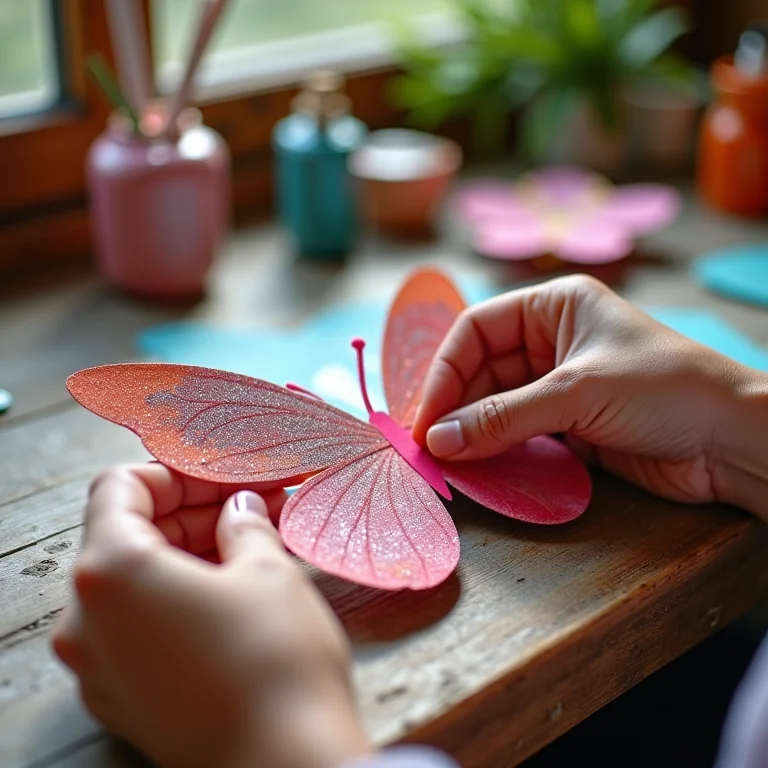 Personalização de lembrancinhas de borboleta