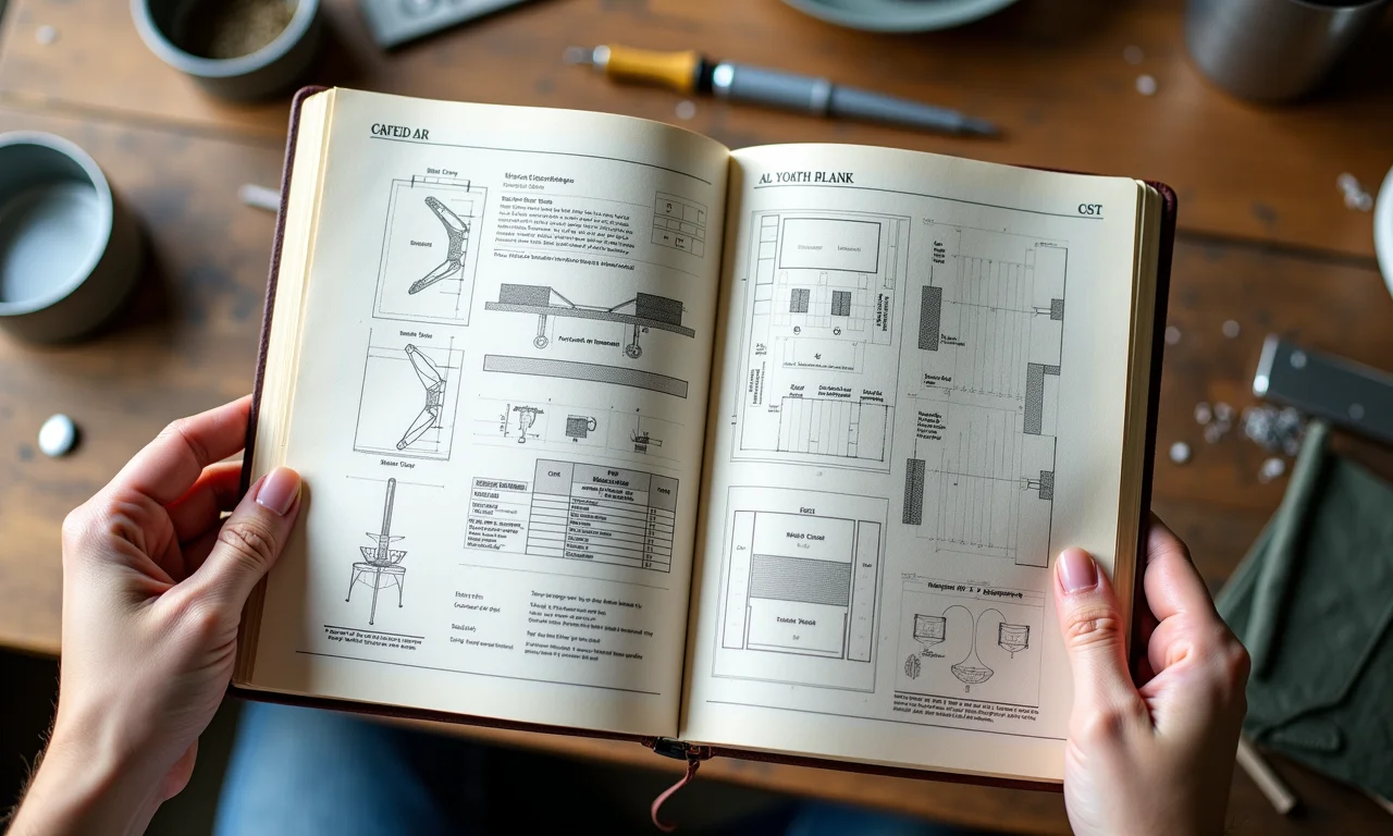 Planilha facilitadora para criar artesanato com lata.