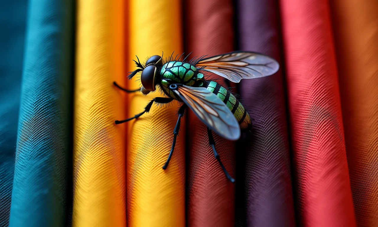 Preenchimento criativo com ponto mosca em diversos tecidos.