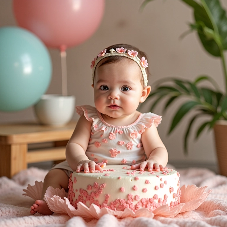 Revista de inspirações para decoração de chá de bebê.