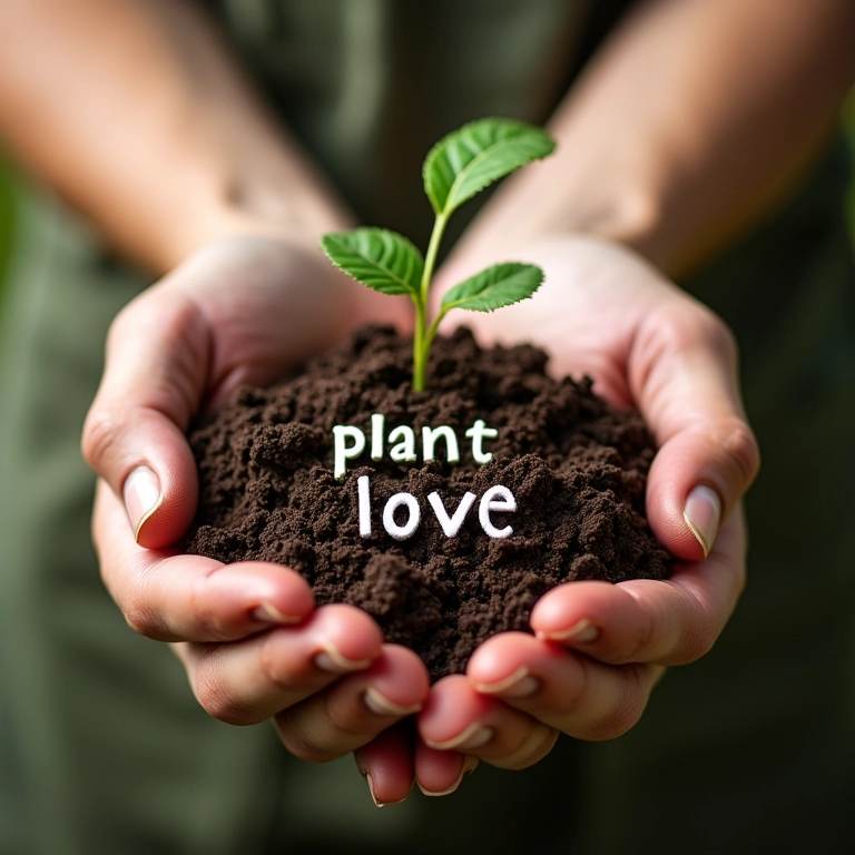 Sementes para plantar amor como lembrancinhas de casamento.