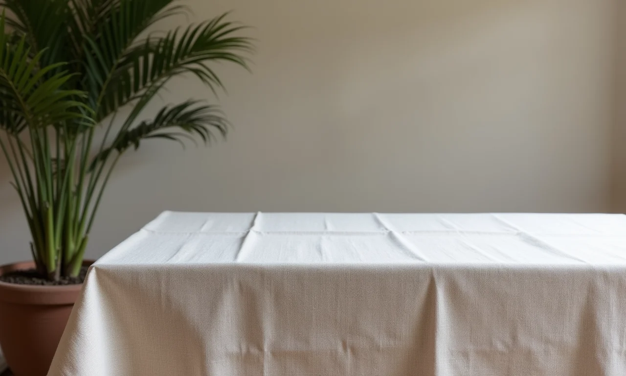 Tecidos naturais na decoração de casamento rústico.