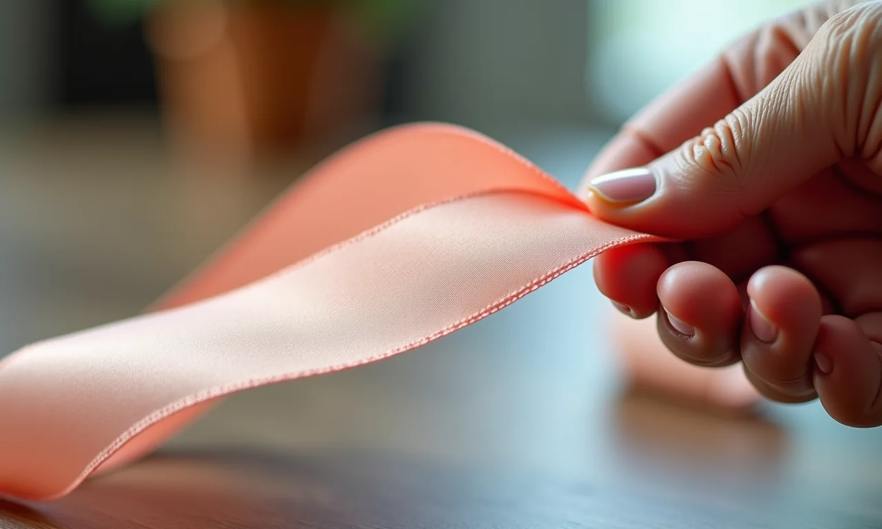 Técnica para evitar que as fitas desfiem.