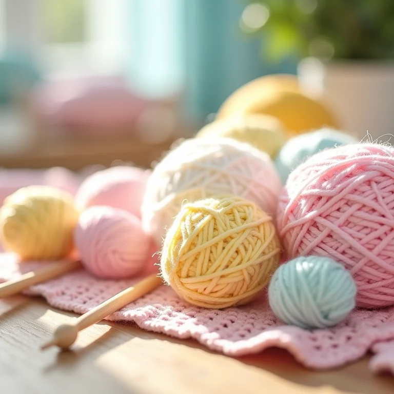 Tendências de cores em fios para o artesanato de Páscoa 2024