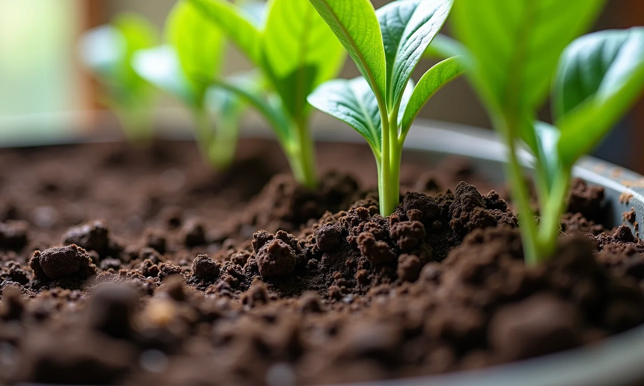 Terra úmida em garrafa PET, com drenagem correta.