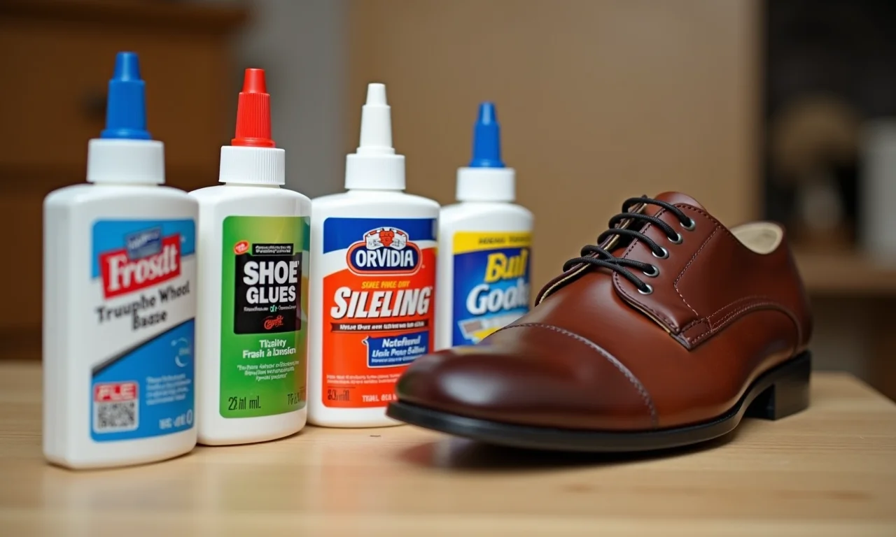 Tipos de cola para artesanato com caixas de sapato.