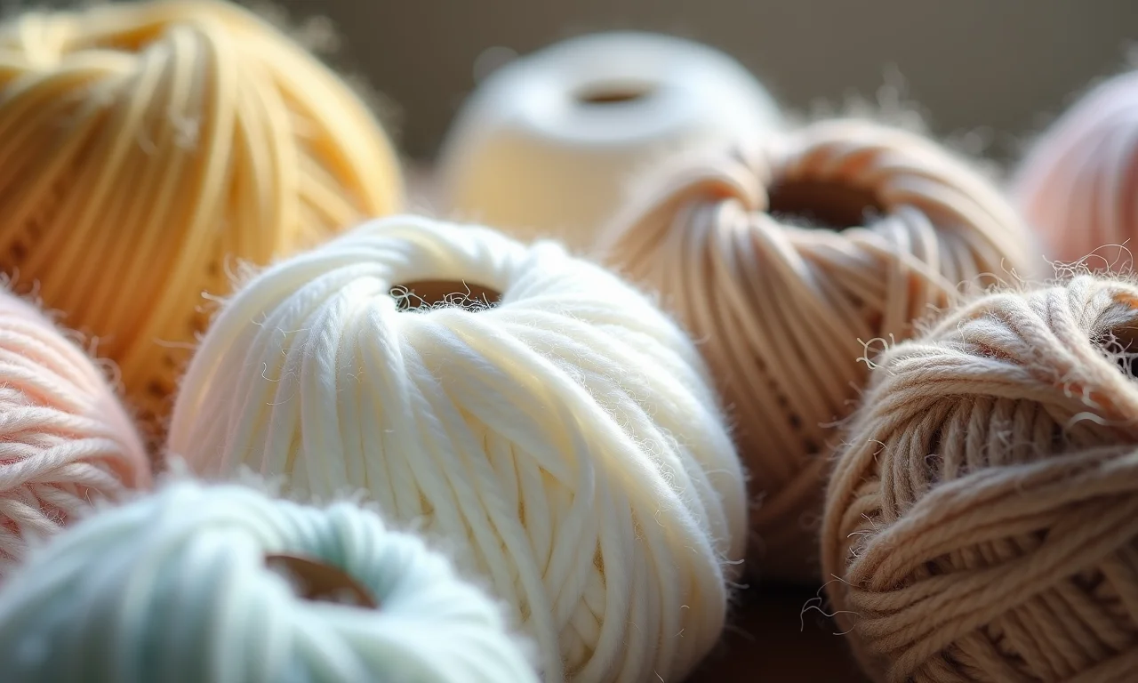 Tipos de linha de algodão para amigurumi.