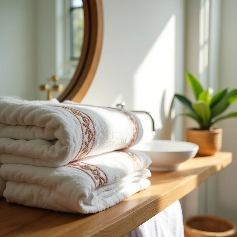 Toalhas de mão bordadas como lembrancinhas de casamento