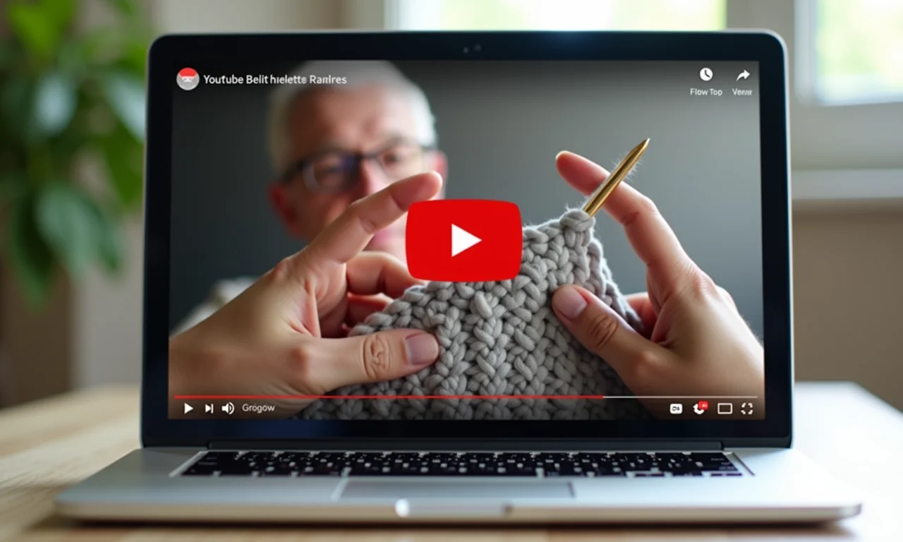 Tutorial de crochê para canhotos no YouTube.