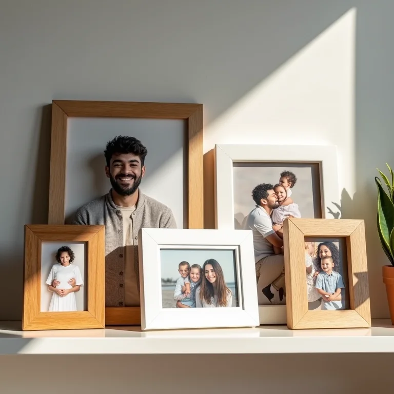 Variações criativas de porta retratos em EVA.