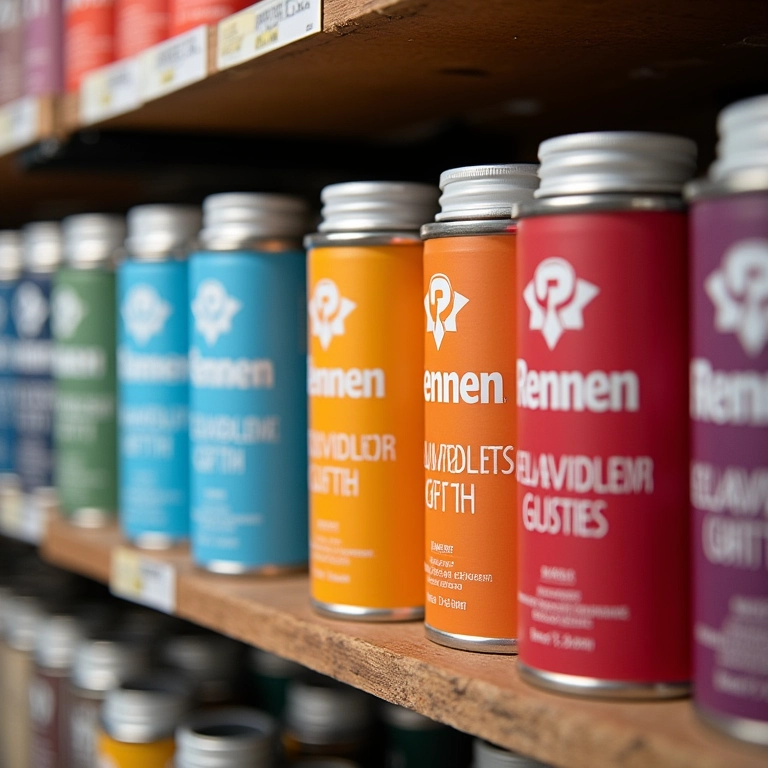 Variedade de cores e acabamentos das Tintas Renner.