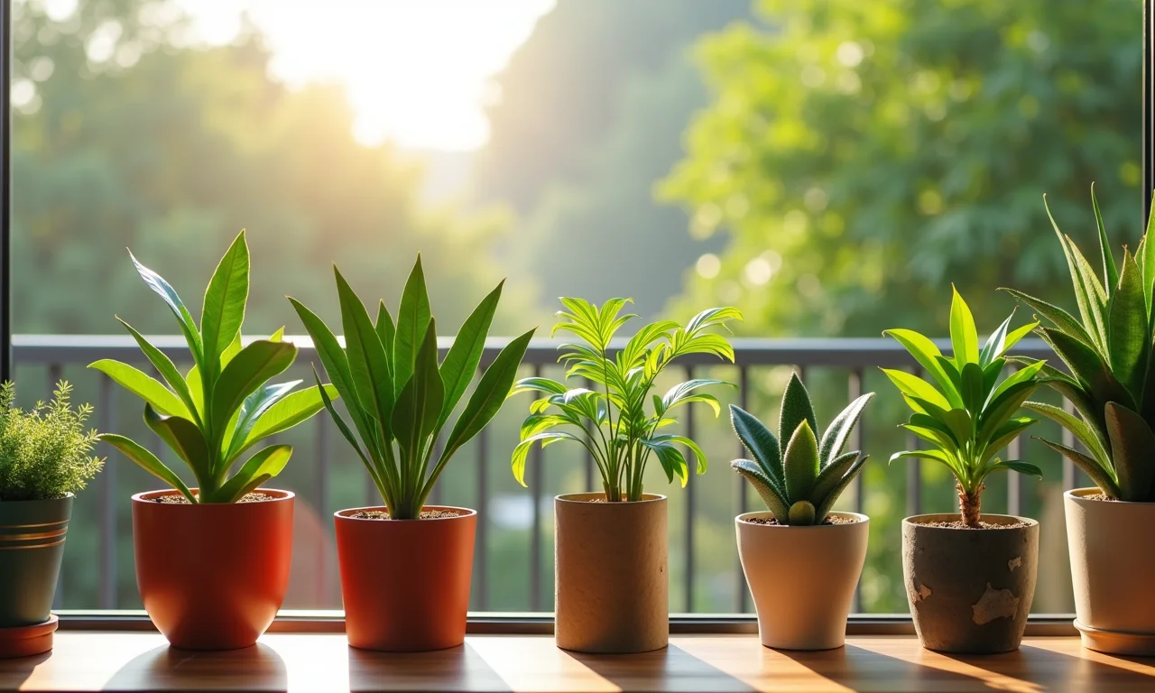 Vasos de plantas feitos com rolo de papel higiênico.
