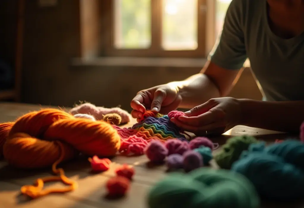 Artesanato com sobras de barbante: Ideias LINDAS e lucrativas! Artesanato com sobras de barbante colorido.