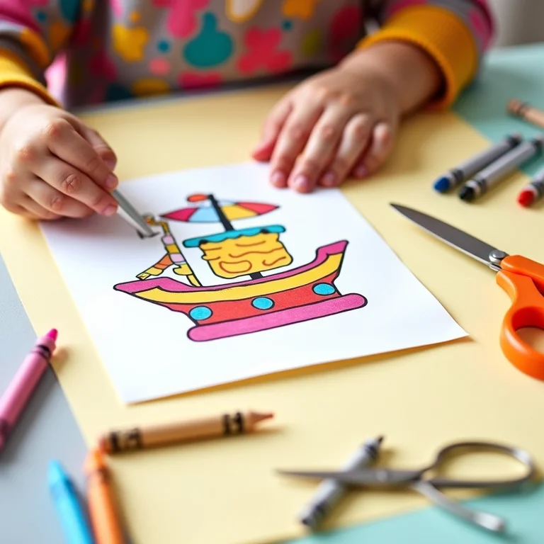 Atividade educativa com recorte da Galinha Pintadinha para crianças