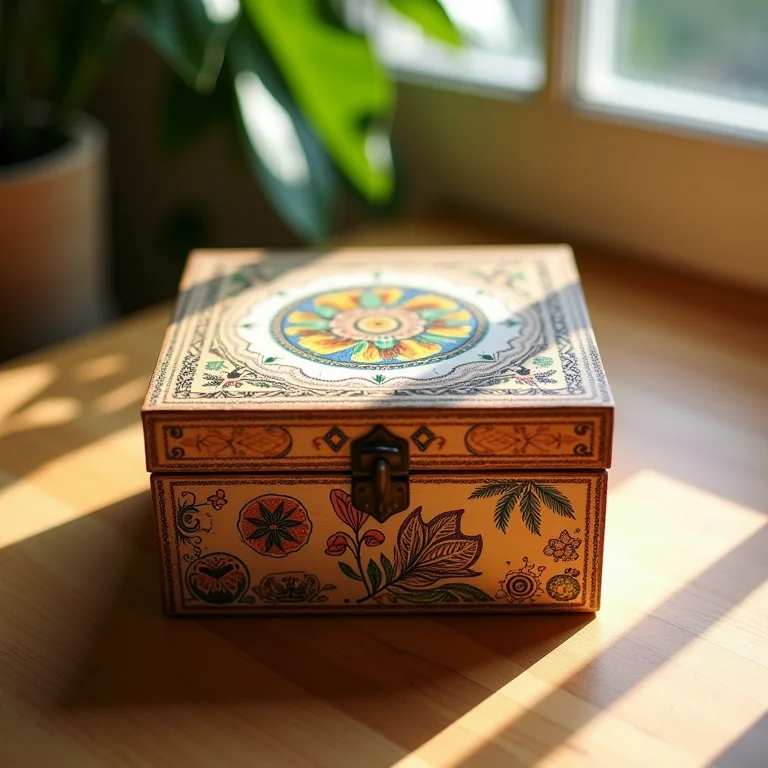 Caixa pronta para decoupage