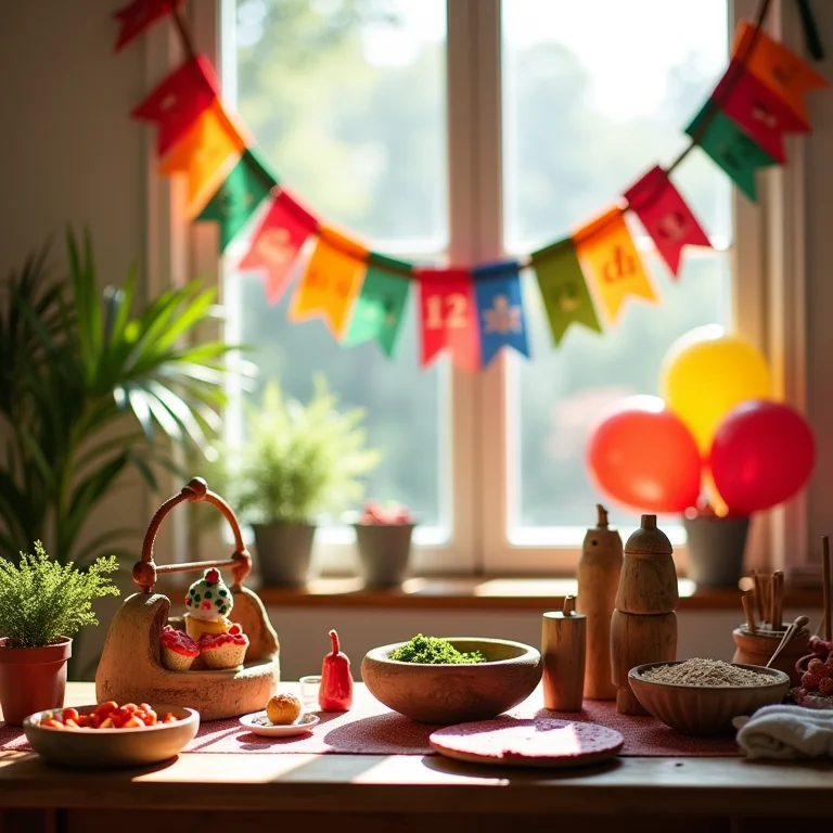 Decoração artesanal para festa Patati Patatá