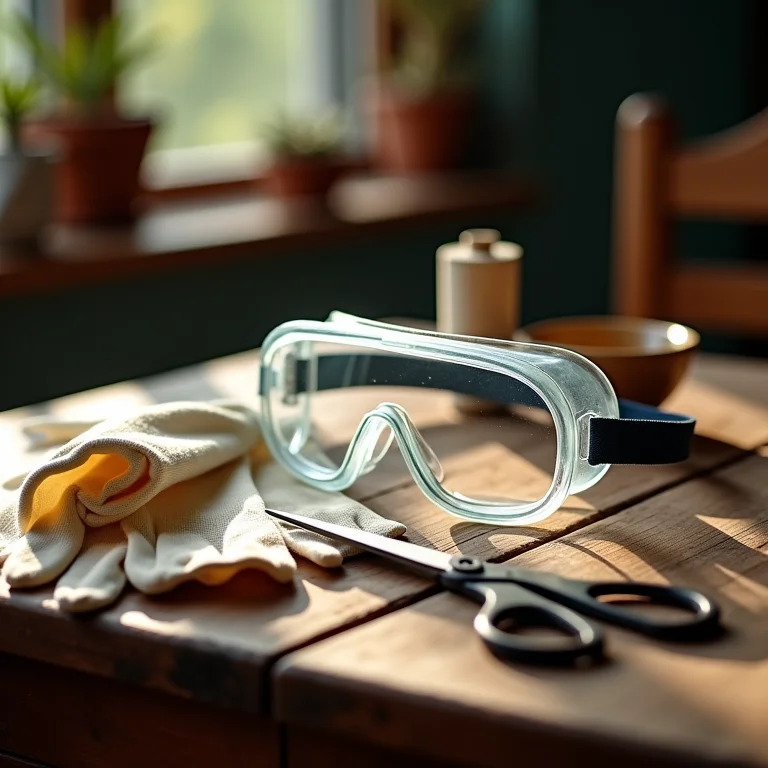 Equipamentos de segurança para fazer sabão artesanal