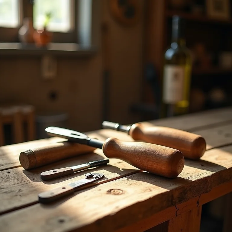 Ferramentas essenciais para artesanato em madeira