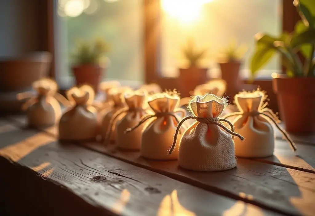 Lembrancinhas de casamento artesanais em estilo brasileiro