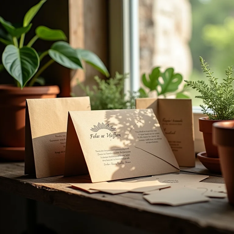 Lembrancinhas de falecimento: pacotes de sementes artesanais