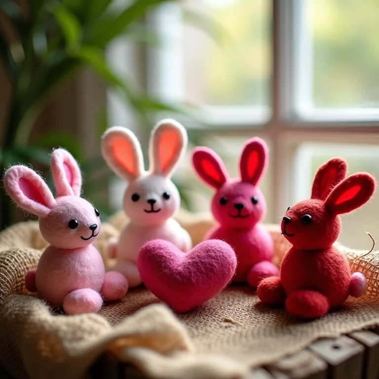 Lembrancinhas de feltro temáticas para datas comemorativas (Páscoa, Dia das Mães, Natal)