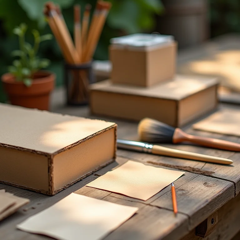 Materiais diversos para artesanato em MDF