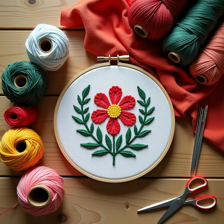 Materiais essenciais para bordado ponto cruz em etamine