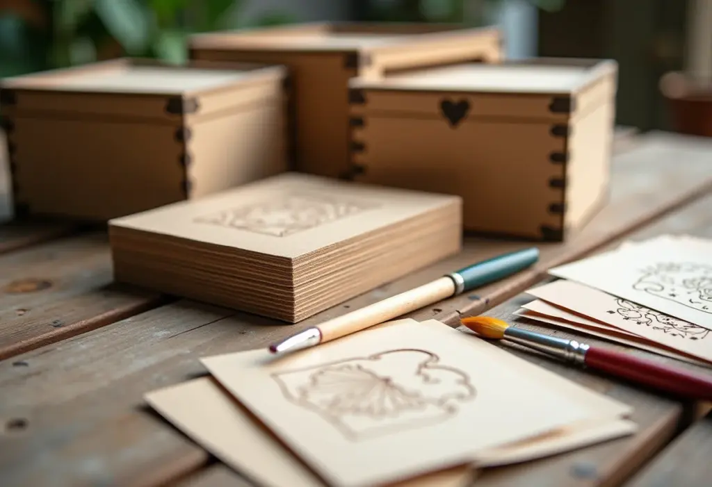 Materiais necessários para decoração de caixas de MDF