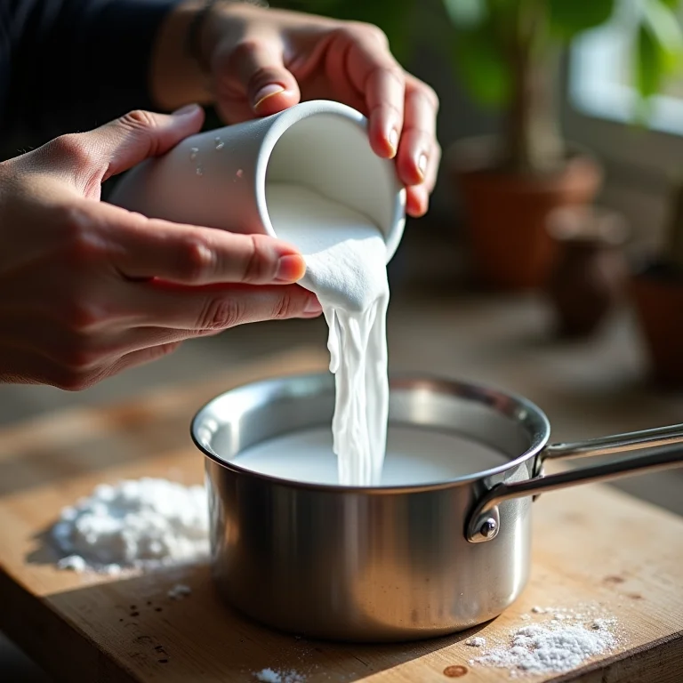 Preparando a lixívia para o sabão caseiro