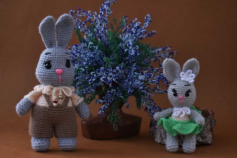 Ideias criativas de coelho amigurumi