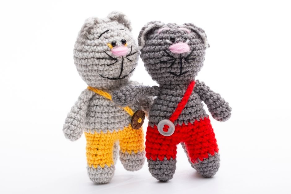 Chaveiro de gato em miniatura