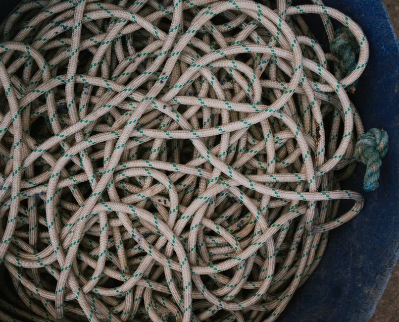 Corda e barbante náutico