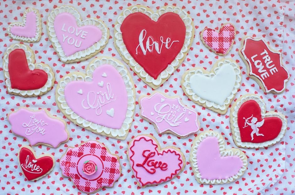 Biscoito decorado com glacê