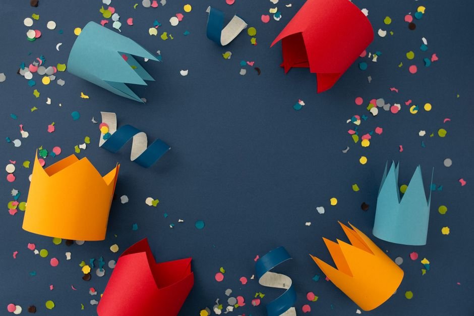Confete de Papel Reciclado para Festas
