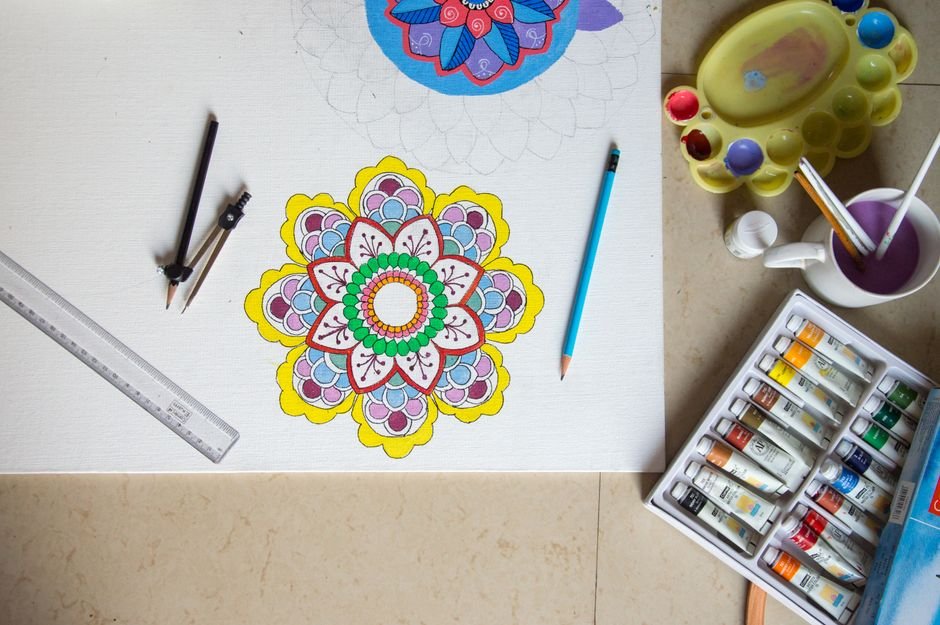 Mandala para enfeitar a janela