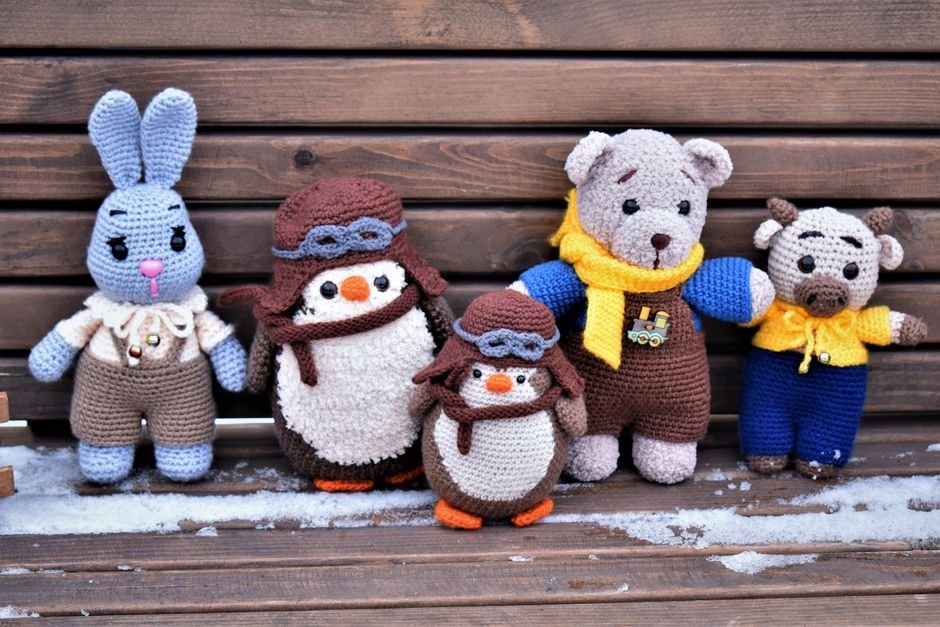 O que é o amigurumi de pinguim
