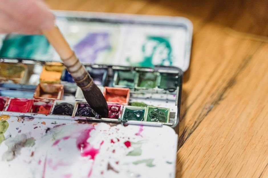 Pintura em bloco de cor