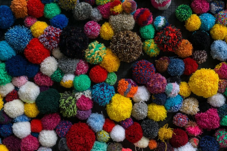 5 ideias para usar pompom de lã em casa